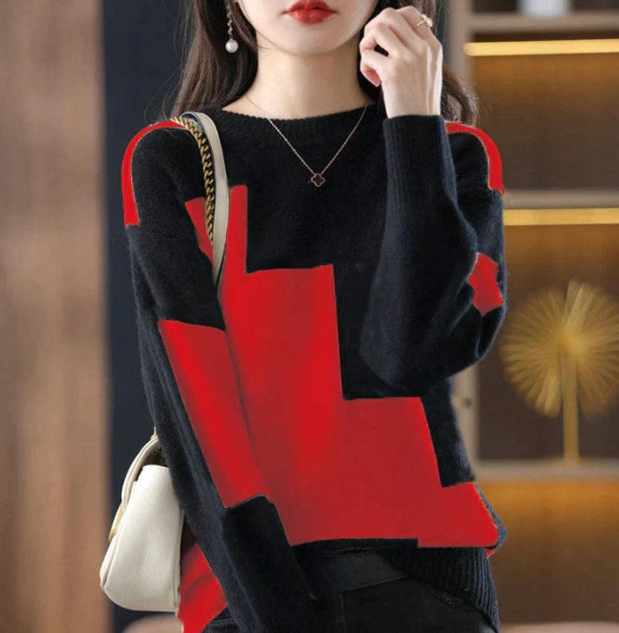 Knitted Top With Cashmere Sweater