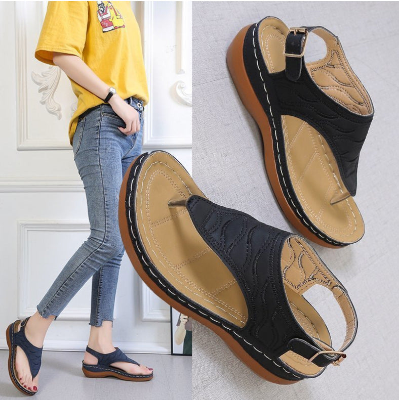 Autumn New Style Roman Style Slope With Breathable
