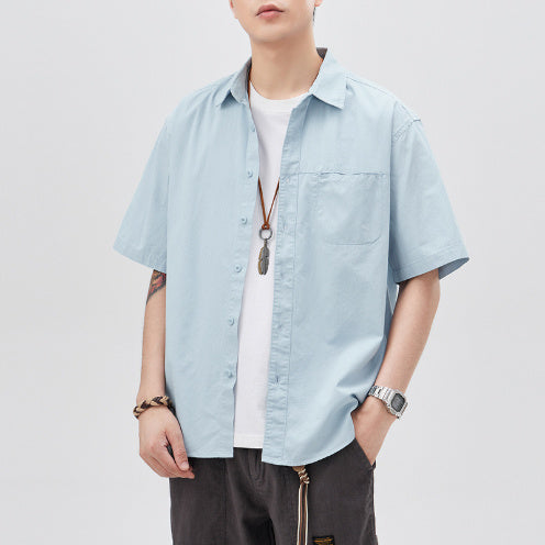 Men's And Women's Casual All-match Shirt Coat