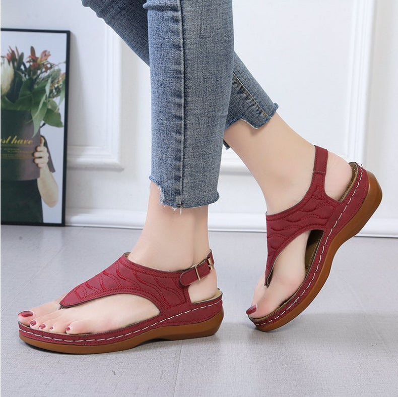 Autumn New Style Roman Style Slope With Breathable