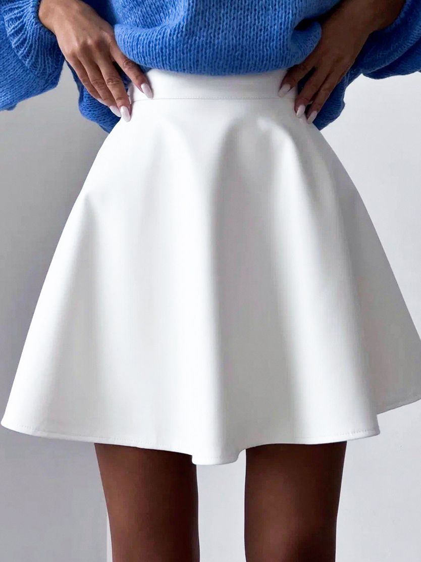 Women's Fashionable Temperamental All-match A- Line Skirt