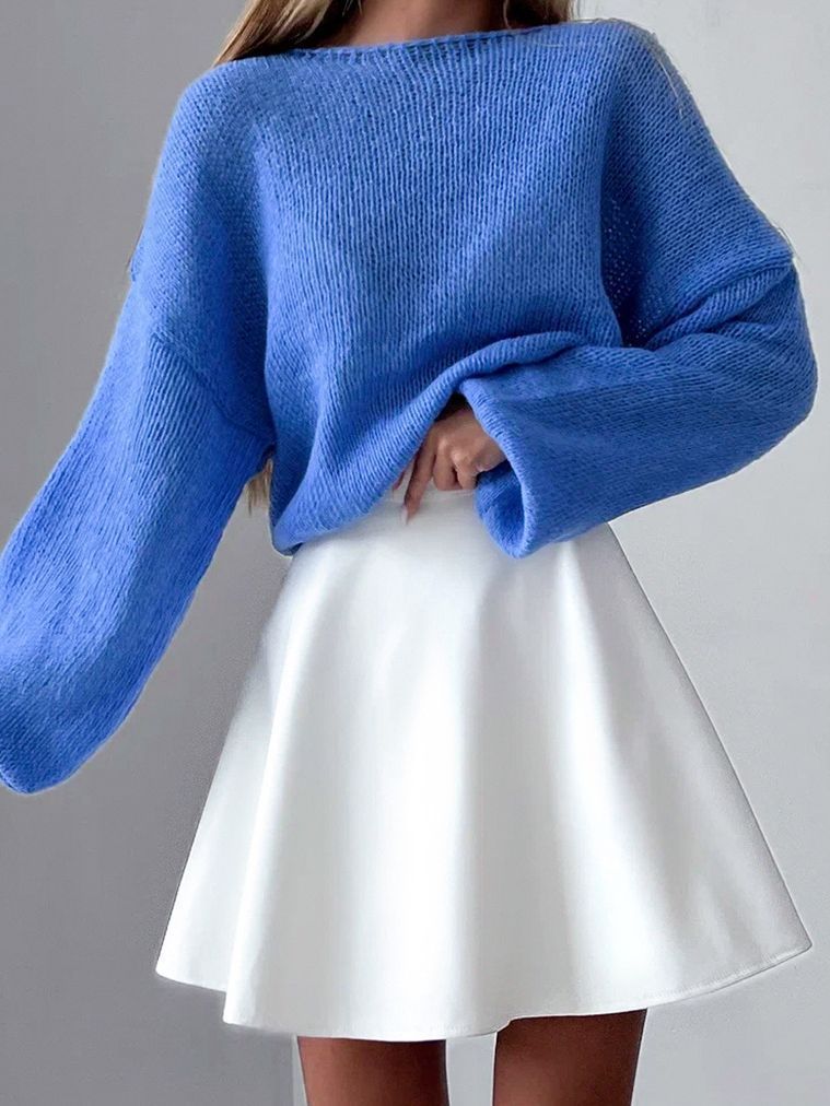 Women's Fashionable Temperamental All-match A- Line Skirt