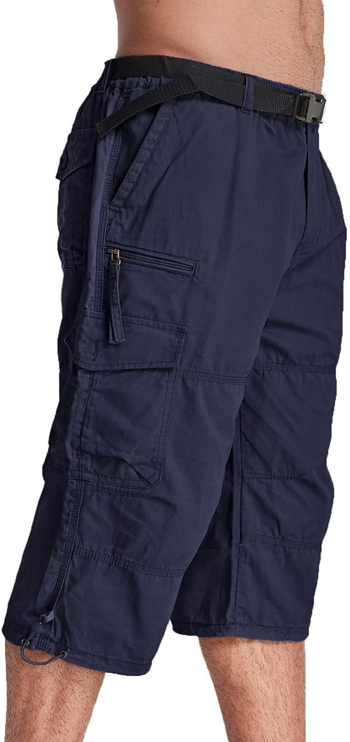 Men's Summer New Multi-pocket Outdoor Workout Pants Five Points