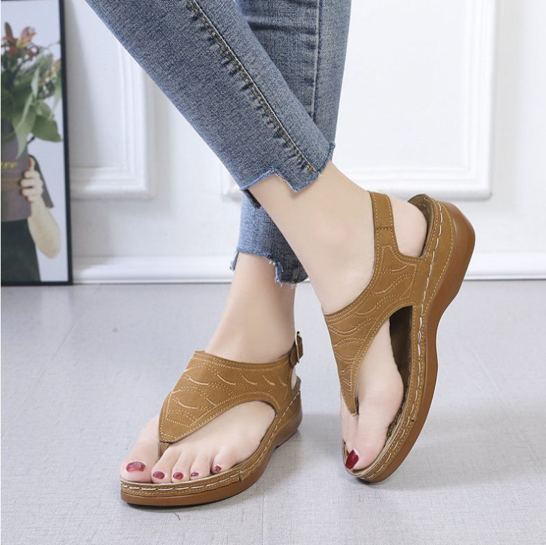 Autumn New Style Roman Style Slope With Breathable