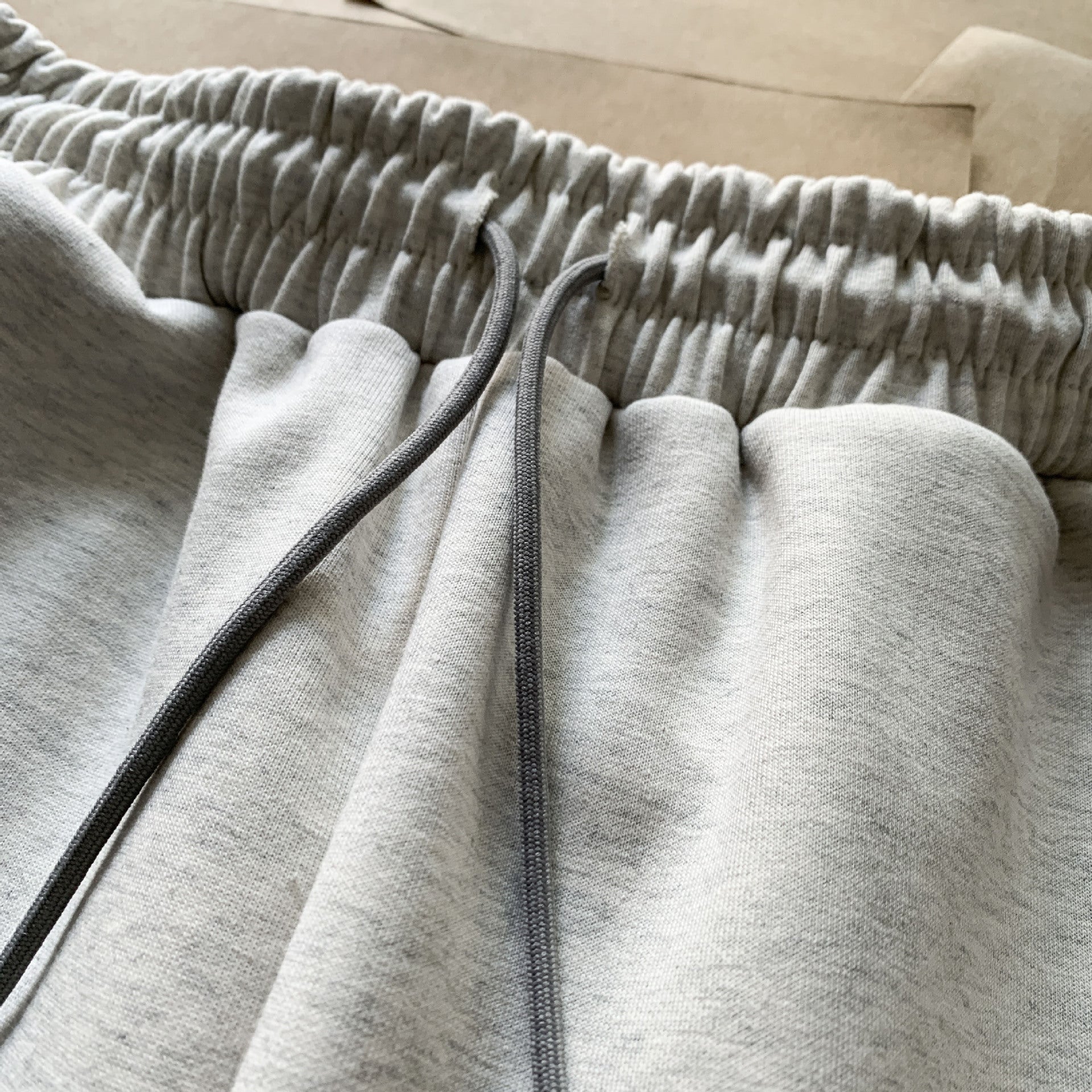 Men's Straight Reversible Zipper Slit Sweatpants