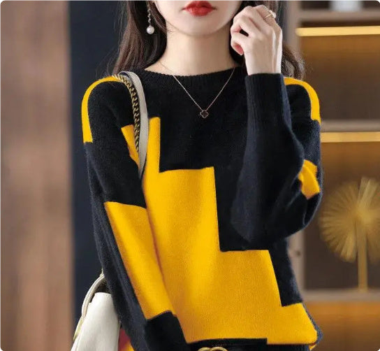 Knitted Top With Cashmere Sweater