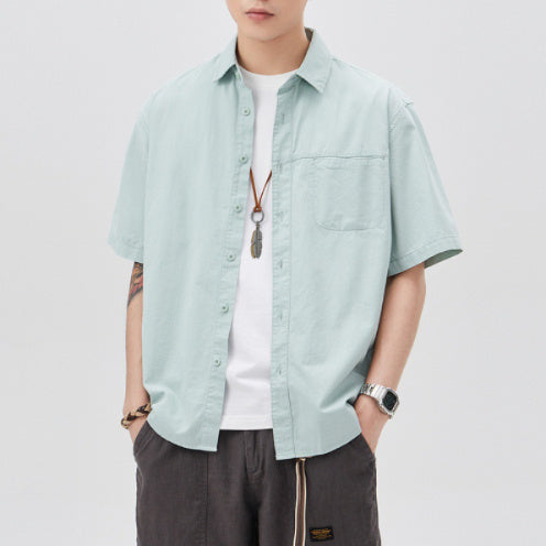 Men's And Women's Casual All-match Shirt Coat