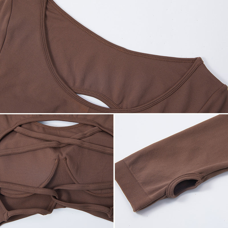 Cross Beauty Back Yoga Jacket