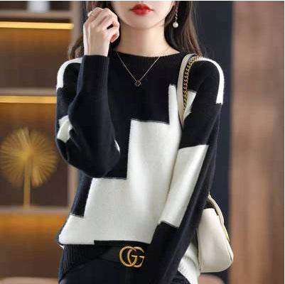 Knitted Top With Cashmere Sweater
